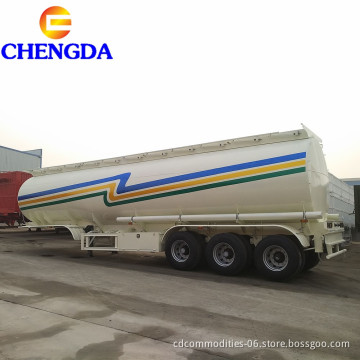 China New Customizable 40Cbm 45000 Litres Oil Fuel Tanker Trailer